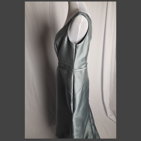 Sorella Vita 8964 Formal Gown Dress Seafoam Blue-green. Tag Sz 14 (sz 10-12) - Picture 10 of 12